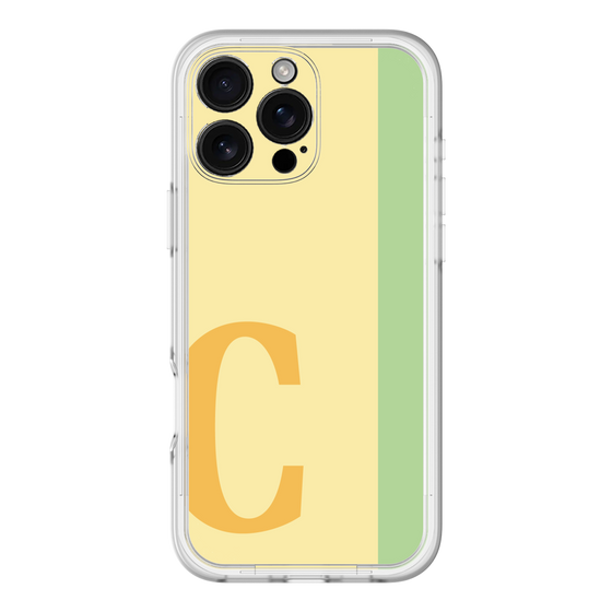 Slim Protection Premium Case［ オリジナル - initial color line - C yellow ］