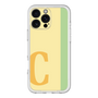 Slim Protection Premium Case［ オリジナル - initial color line - C yellow ］