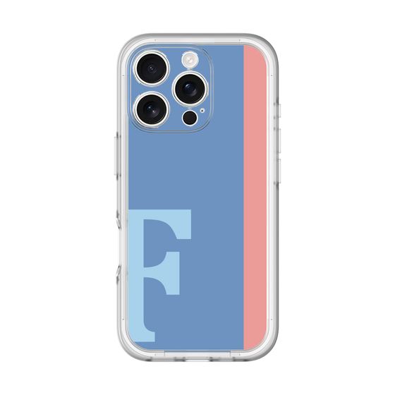 Slim Protection Premium Case［ オリジナル - initial color line - F blue ］
