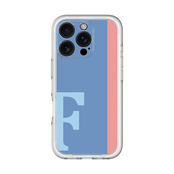 Slim Protection Premium Case［ オリジナル - initial color line - F blue ］