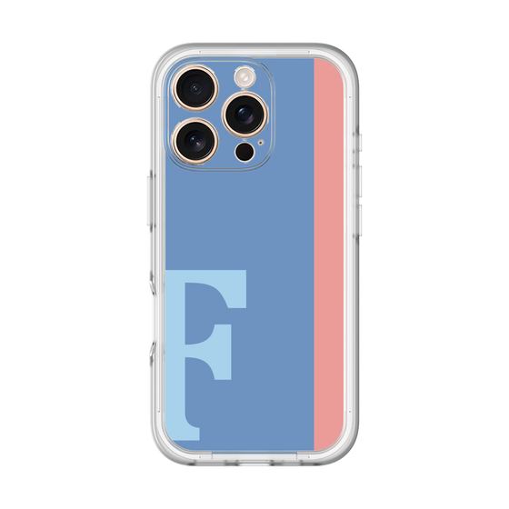 Slim Protection Premium Case［ オリジナル - initial color line - F blue ］