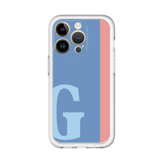 Slim Protection Premium Case［ オリジナル - initial color line - G blue ］