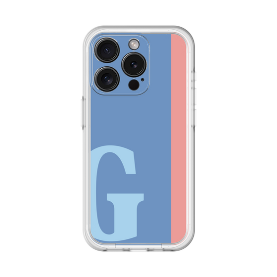 Slim Protection Premium Case［ オリジナル - initial color line - G blue ］