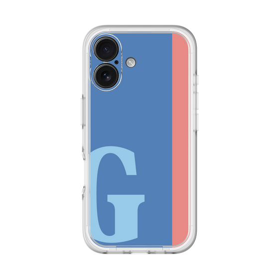 Slim Protection Premium Case［ オリジナル - initial color line - G blue ］
