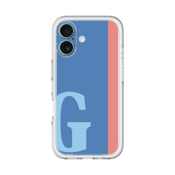 Slim Protection Premium Case［ オリジナル - initial color line - G blue ］
