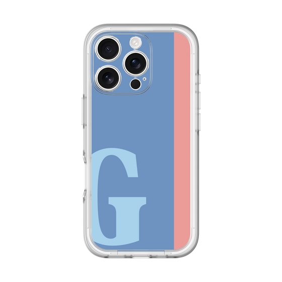 Slim Protection Premium Case［ オリジナル - initial color line - G blue ］