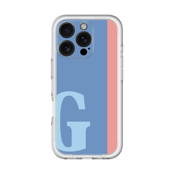 Slim Protection Premium Case［ オリジナル - initial color line - G blue ］