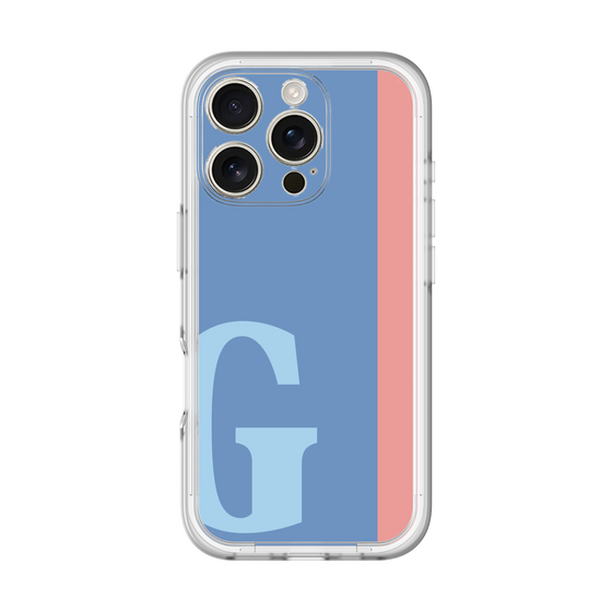 Slim Protection Premium Case［ オリジナル - initial color line - G blue ］