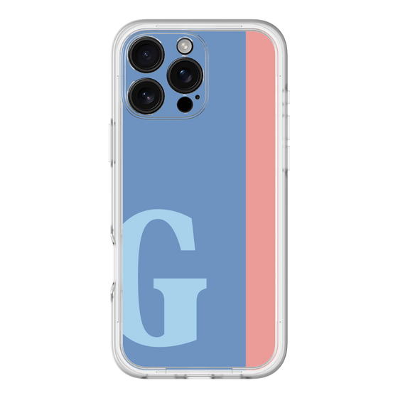 Slim Protection Premium Case［ オリジナル - initial color line - G blue ］