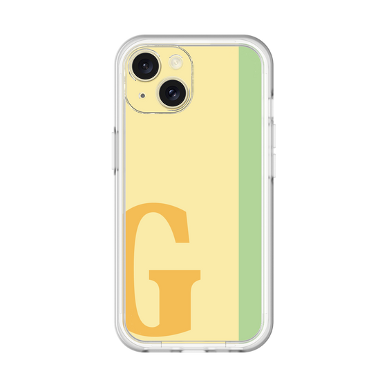 Slim Protection Premium Case［ オリジナル - initial color line - G yellow ］