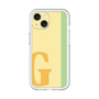 Slim Protection Premium Case［ オリジナル - initial color line - G yellow ］