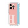 Slim Protection Premium Case［ オリジナル - initial color line - H pink ］