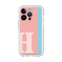 Slim Protection Premium Case［ オリジナル - initial color line - H pink ］