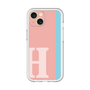 Slim Protection Premium Case［ オリジナル - initial color line - H pink ］