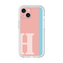 Slim Protection Premium Case［ オリジナル - initial color line - H pink ］