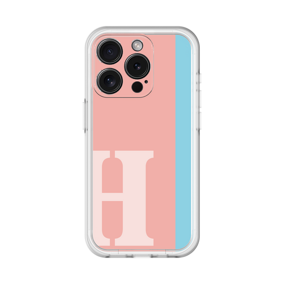 Slim Protection Premium Case［ オリジナル - initial color line - H pink ］