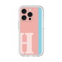 Slim Protection Premium Case［ オリジナル - initial color line - H pink ］