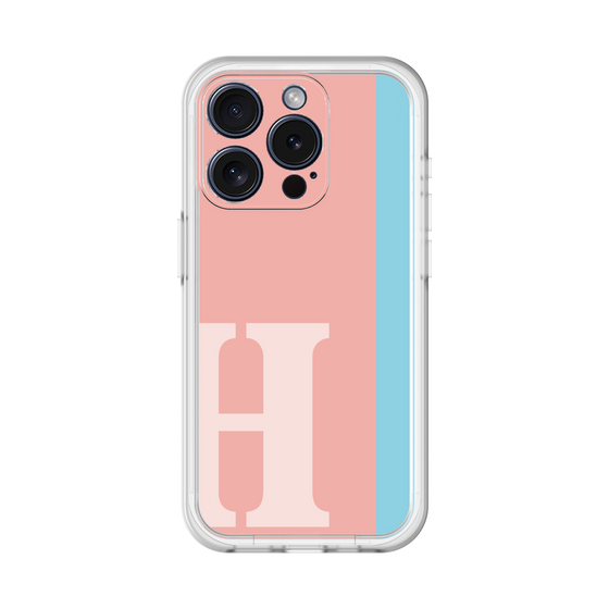 Slim Protection Premium Case［ オリジナル - initial color line - H pink ］