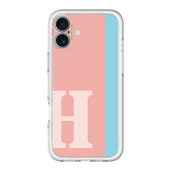 Slim Protection Premium Case［ オリジナル - initial color line - H pink ］