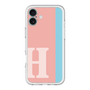 Slim Protection Premium Case［ オリジナル - initial color line - H pink ］