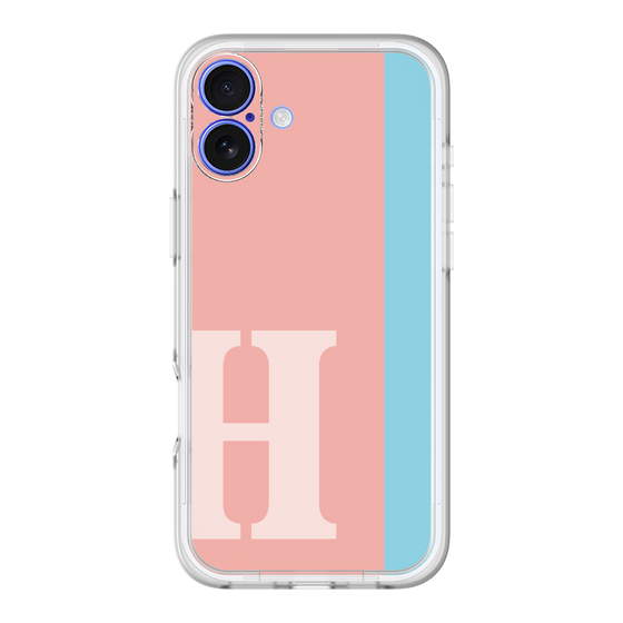 Slim Protection Premium Case［ オリジナル - initial color line - H pink ］