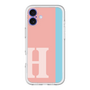 Slim Protection Premium Case［ オリジナル - initial color line - H pink ］