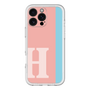 Slim Protection Premium Case［ オリジナル - initial color line - H pink ］