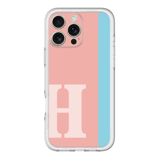 Slim Protection Premium Case［ オリジナル - initial color line - H pink ］