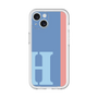Slim Protection Premium Case［ オリジナル - initial color line - H blue ］