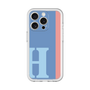 Slim Protection Premium Case［ オリジナル - initial color line - H blue ］