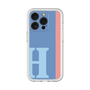 Slim Protection Premium Case［ オリジナル - initial color line - H blue ］