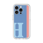 Slim Protection Premium Case［ オリジナル - initial color line - H blue ］