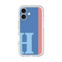 Slim Protection Premium Case［ オリジナル - initial color line - H blue ］