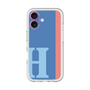 Slim Protection Premium Case［ オリジナル - initial color line - H blue ］