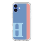 Slim Protection Premium Case［ オリジナル - initial color line - H blue ］
