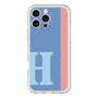 Slim Protection Premium Case［ オリジナル - initial color line - H blue ］