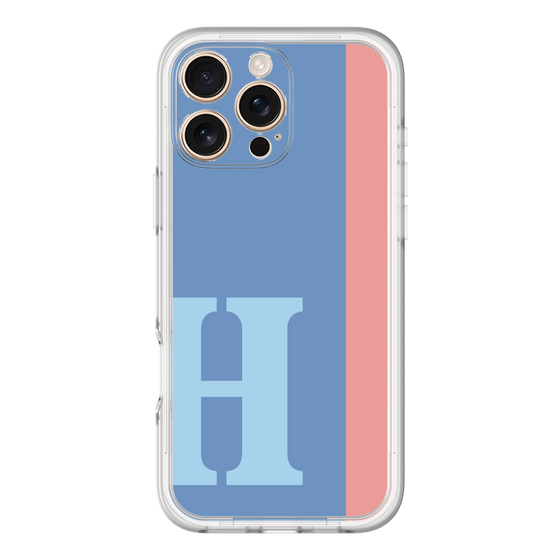 Slim Protection Premium Case［ オリジナル - initial color line - H blue ］