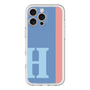 Slim Protection Premium Case［ オリジナル - initial color line - H blue ］