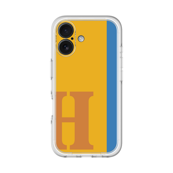 Slim Protection Premium Case［ オリジナル - initial color line - H orange ］