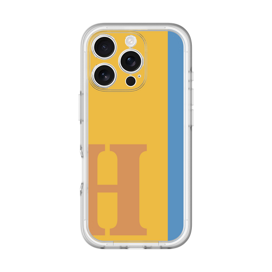 Slim Protection Premium Case［ オリジナル - initial color line - H orange ］