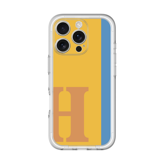 Slim Protection Premium Case［ オリジナル - initial color line - H orange ］