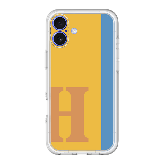 Slim Protection Premium Case［ オリジナル - initial color line - H orange ］
