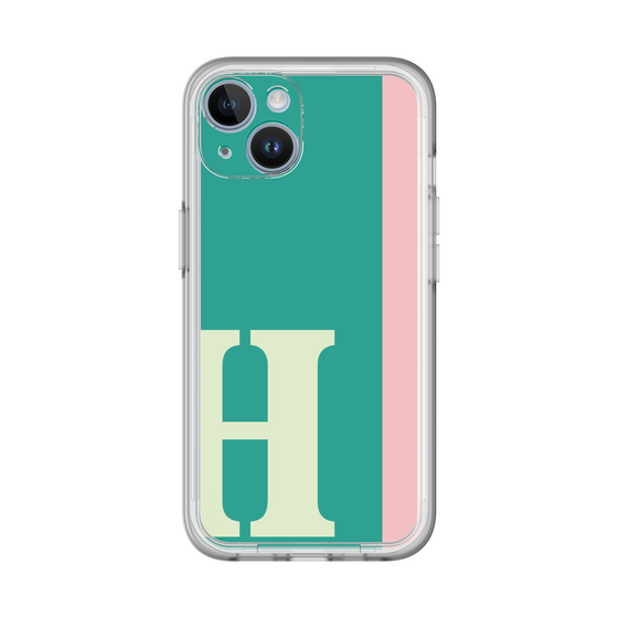 Slim Protection Premium Case［ オリジナル - initial color line - H green ］