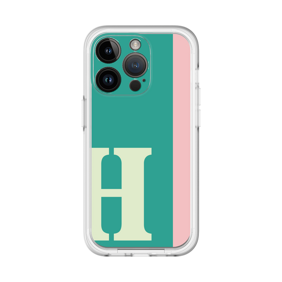 Slim Protection Premium Case［ オリジナル - initial color line - H green ］
