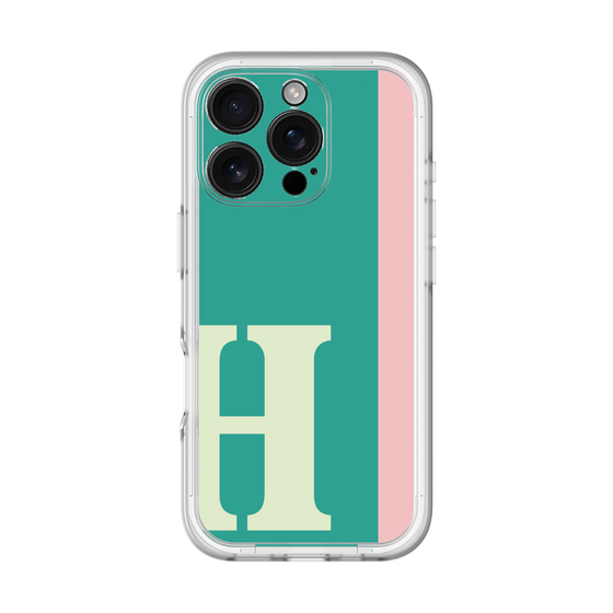 Slim Protection Premium Case［ オリジナル - initial color line - H green ］