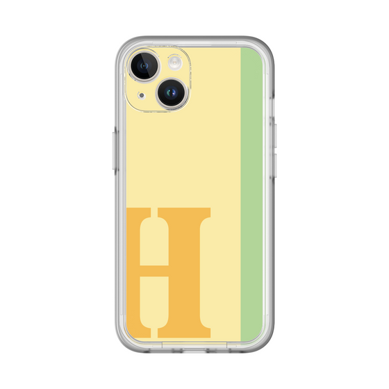 Slim Protection Premium Case［ オリジナル - initial color line - H yellow ］