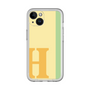 Slim Protection Premium Case［ オリジナル - initial color line - H yellow ］