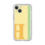 Slim Protection Premium Case［ オリジナル - initial color line - H yellow ］