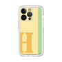 Slim Protection Premium Case［ オリジナル - initial color line - H yellow ］