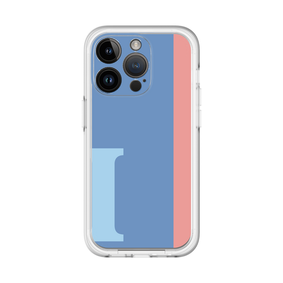 Slim Protection Premium Case［ オリジナル - initial color line - I blue ］